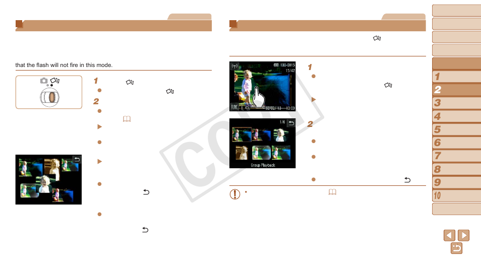 Shooting (creative shot), Viewing, Cop y | Canon PowerShot N User Manual | Page 33 / 135