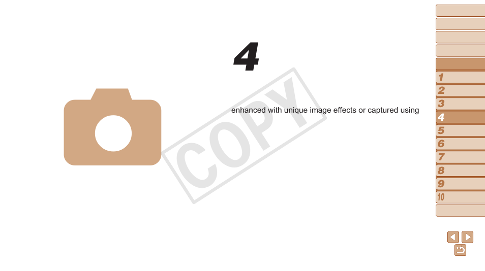 Other shooting modes, Cop y | Canon PowerShot N User Manual | Page 53 / 135