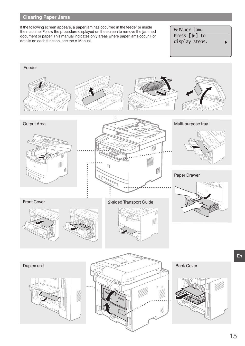 Canon imageCLASS MF6160dw User Manual | Page 15 / 64
