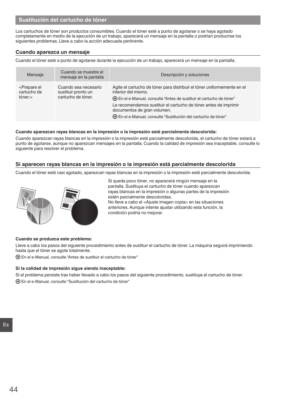 Sustitución del cartucho de tóner | Canon imageCLASS MF6160dw User Manual | Page 44 / 64