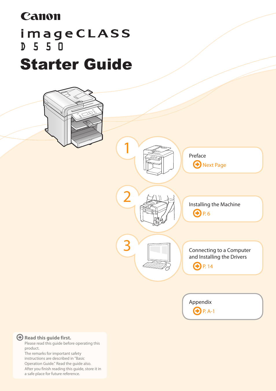 Canon imageCLASS D550 User Manual | 28 pages