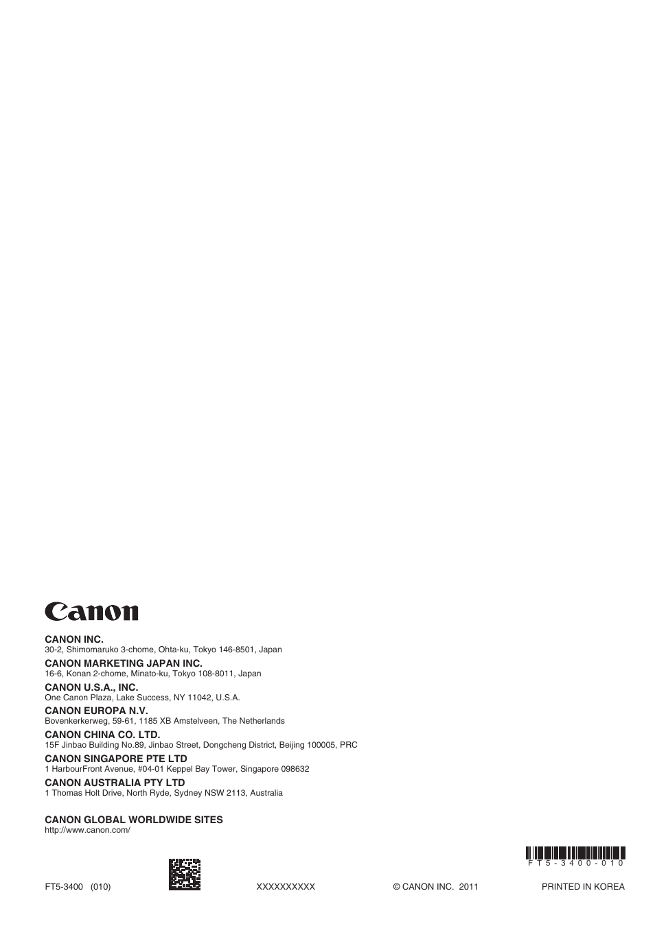 Canon imageCLASS D550 User Manual | Page 28 / 28