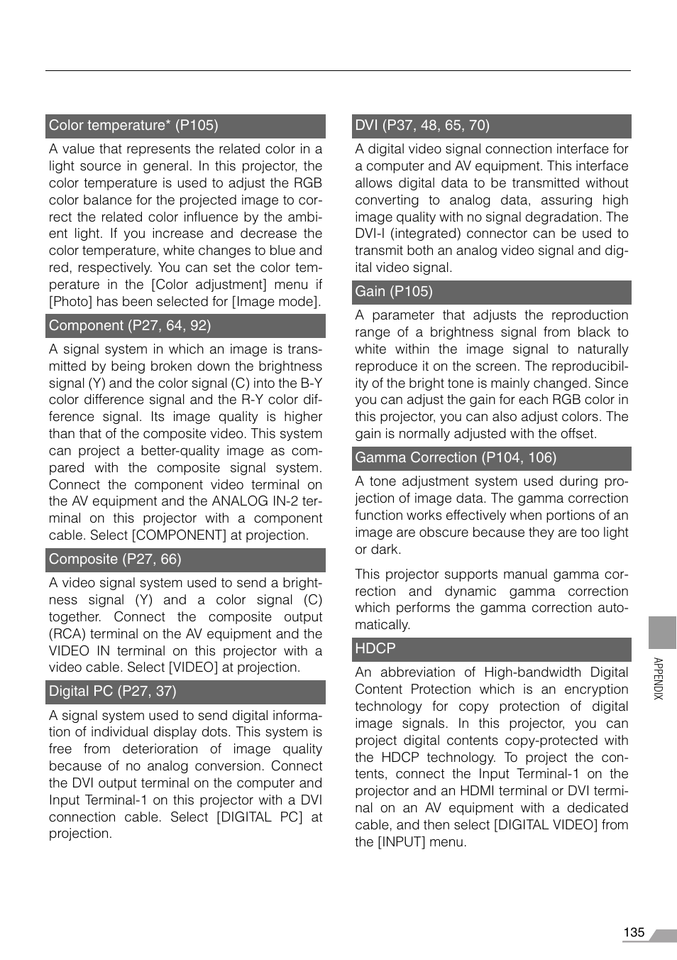 Canon REALiS SX60 User Manual | Page 135 / 146