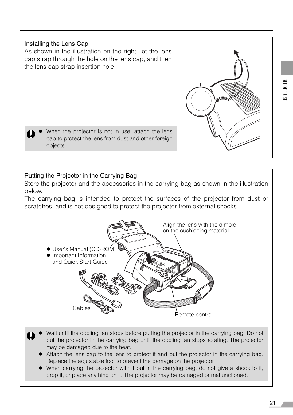 Canon REALiS SX60 User Manual | Page 21 / 146