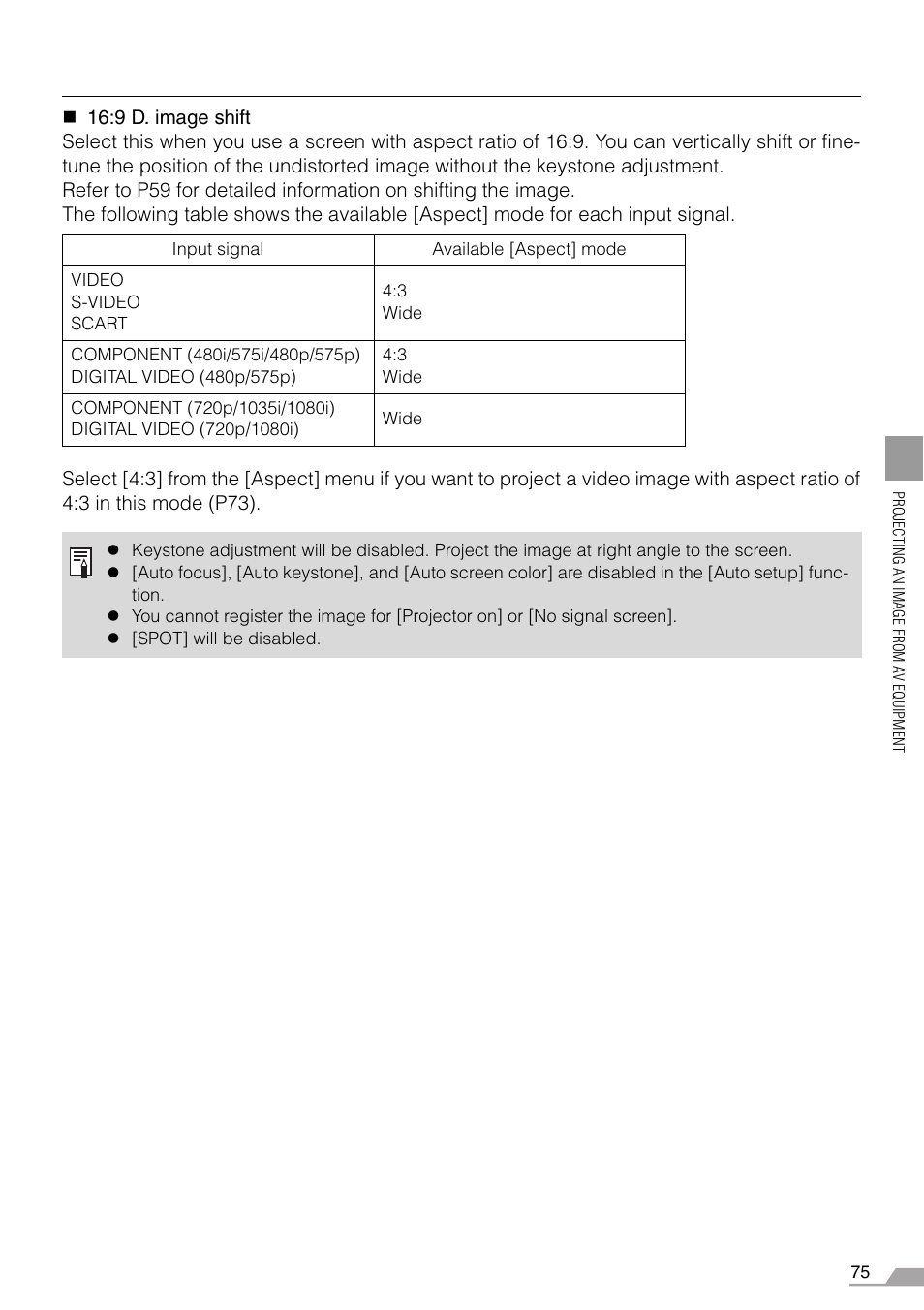 Canon REALiS SX60 User Manual | Page 75 / 146