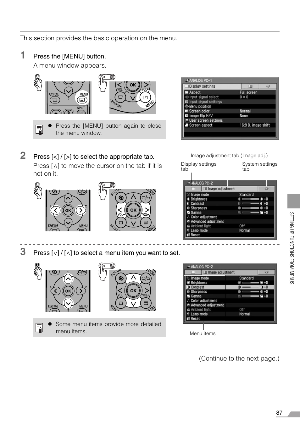 Tton (p87) | Canon REALiS SX60 User Manual | Page 87 / 146