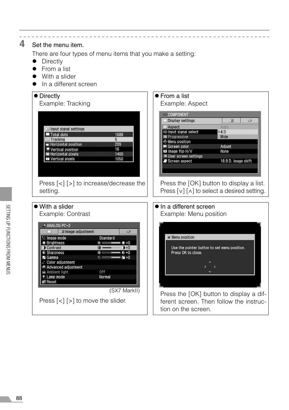 Canon REALiS SX60 User Manual | Page 88 / 146