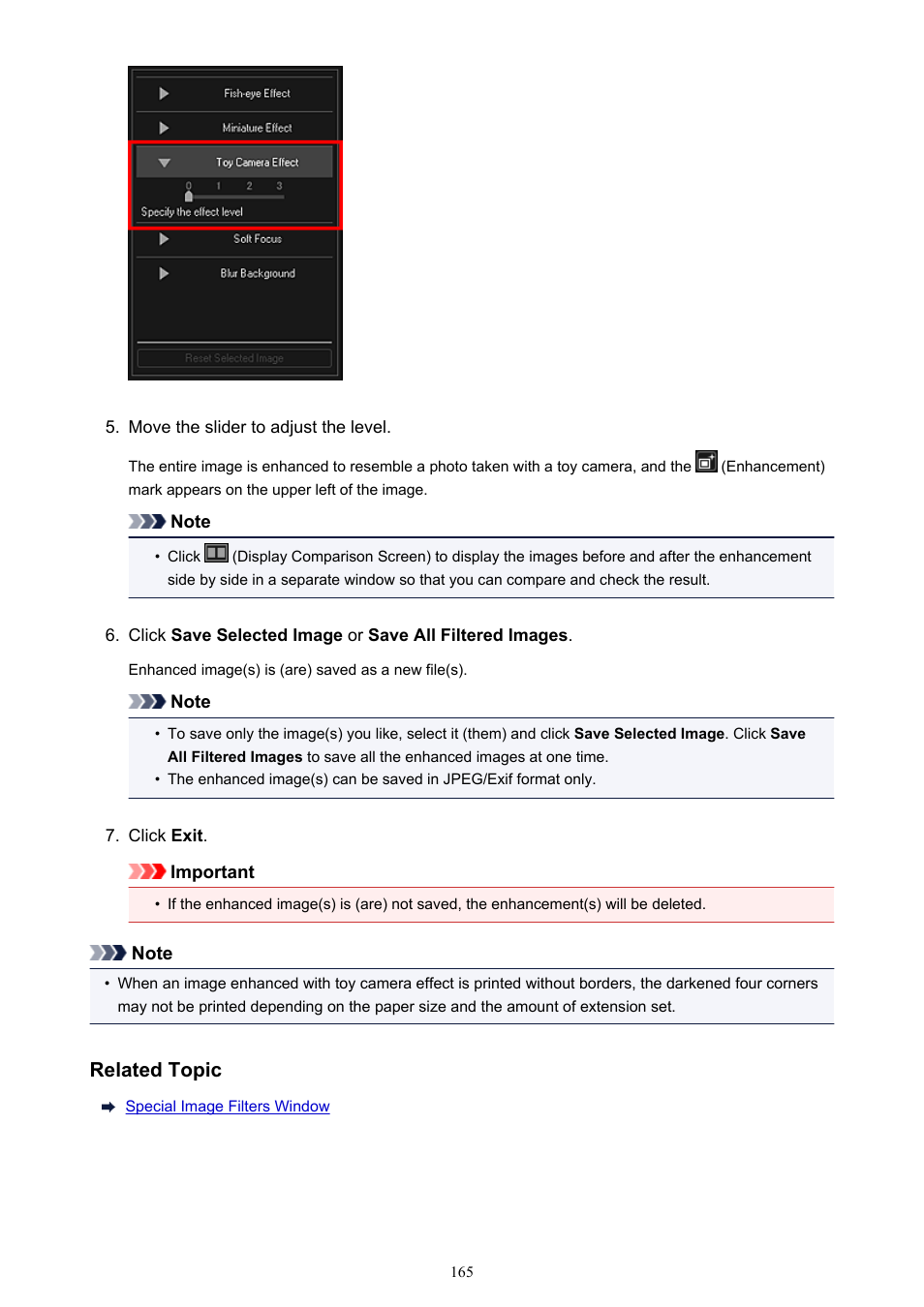 Related topic | Canon PIXMA Pro9000 Mark II User Manual | Page 165 / 303