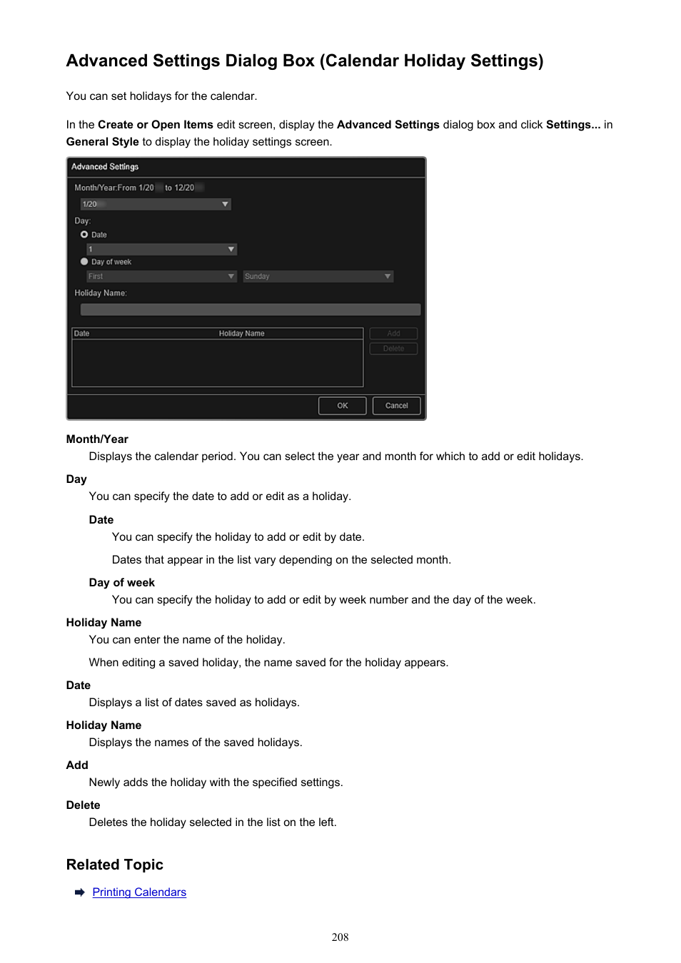 To display the, Related topic | Canon PIXMA Pro9000 Mark II User Manual | Page 208 / 303