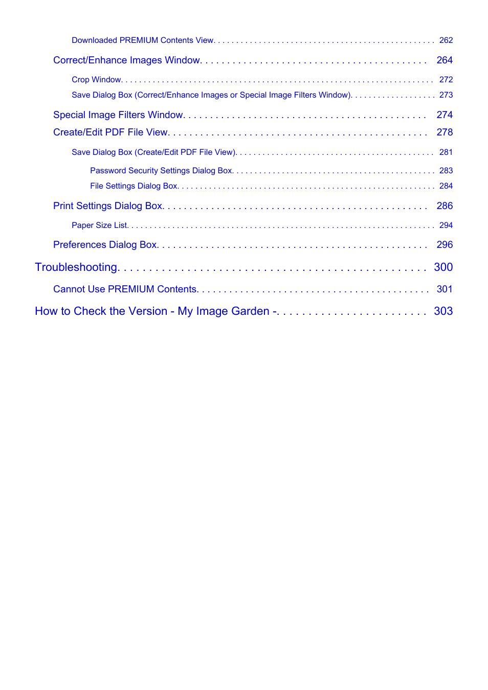 Troubleshooting, How to check the version - my image garden | Canon PIXMA Pro9000 Mark II User Manual | Page 5 / 303
