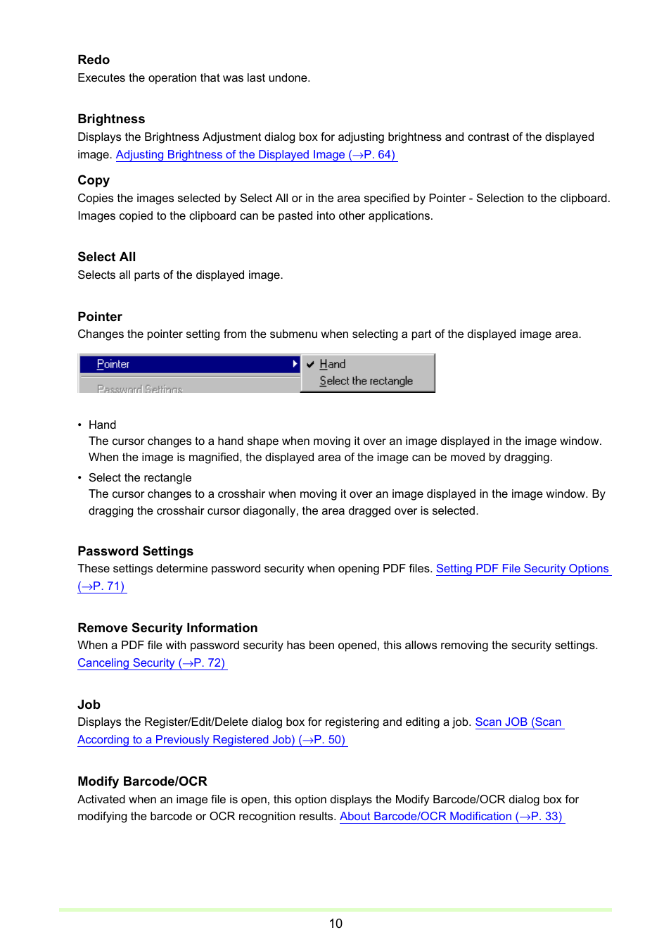 Canon imageFORMULA DR-2020U Universal Workgroup Scanner User Manual | Page 10 / 73