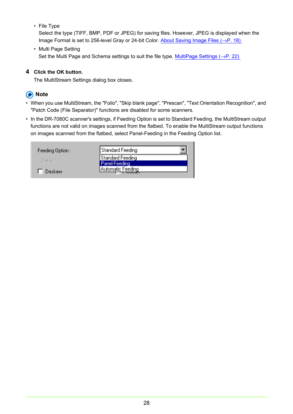 Canon imageFORMULA DR-2020U Universal Workgroup Scanner User Manual | Page 28 / 73