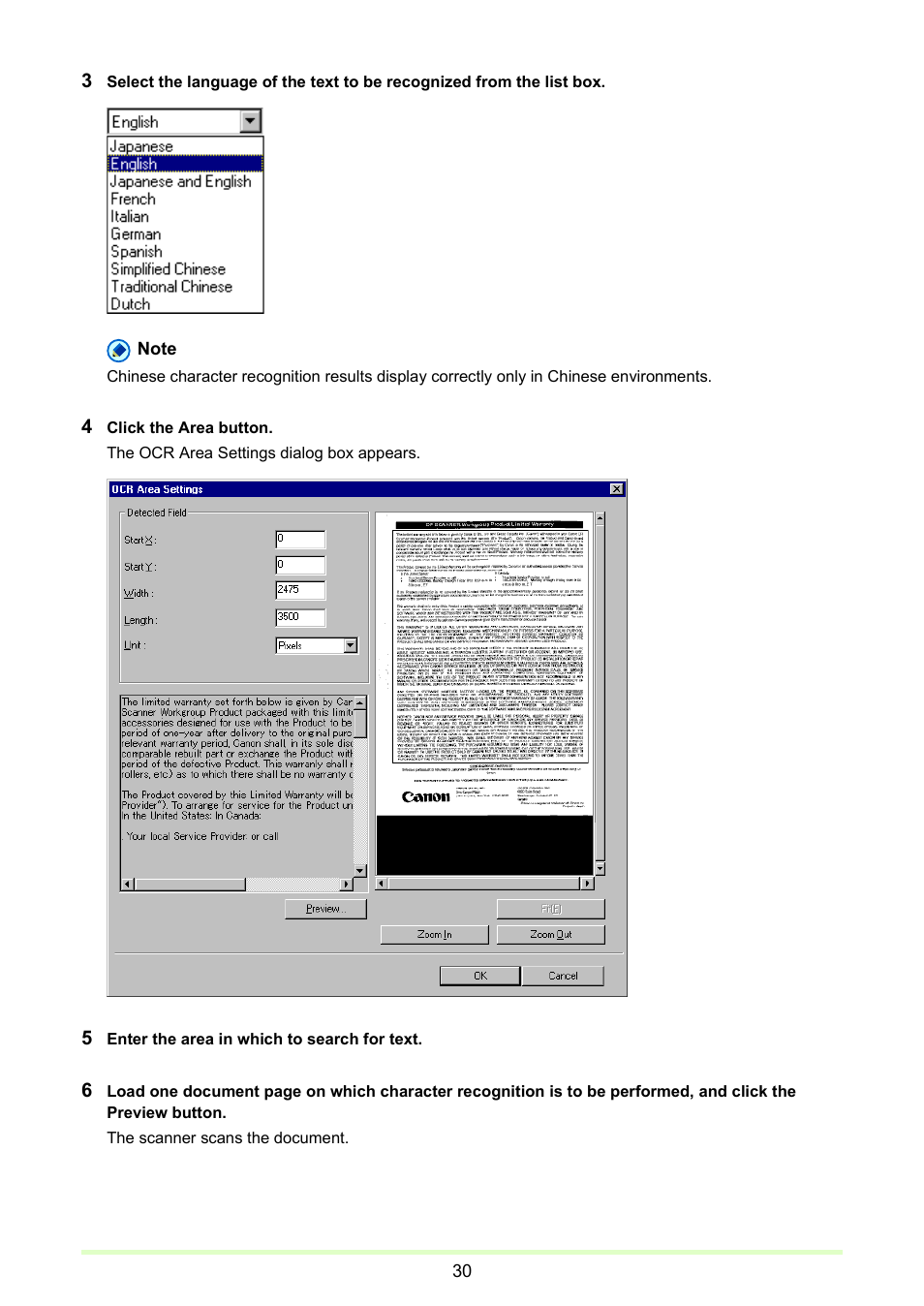 Canon imageFORMULA DR-2020U Universal Workgroup Scanner User Manual | Page 30 / 73