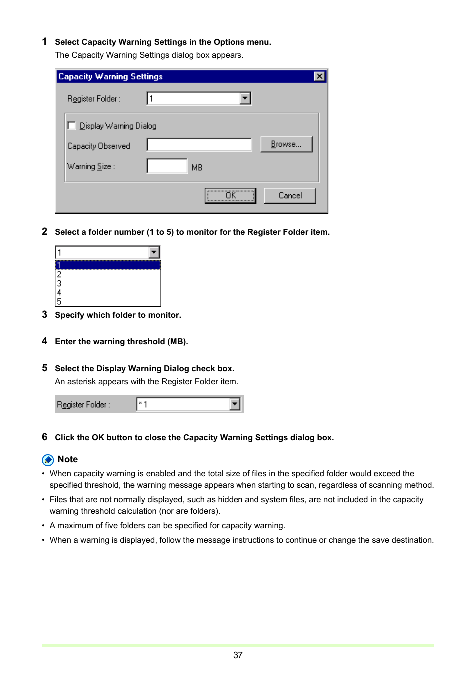 Canon imageFORMULA DR-2020U Universal Workgroup Scanner User Manual | Page 37 / 73