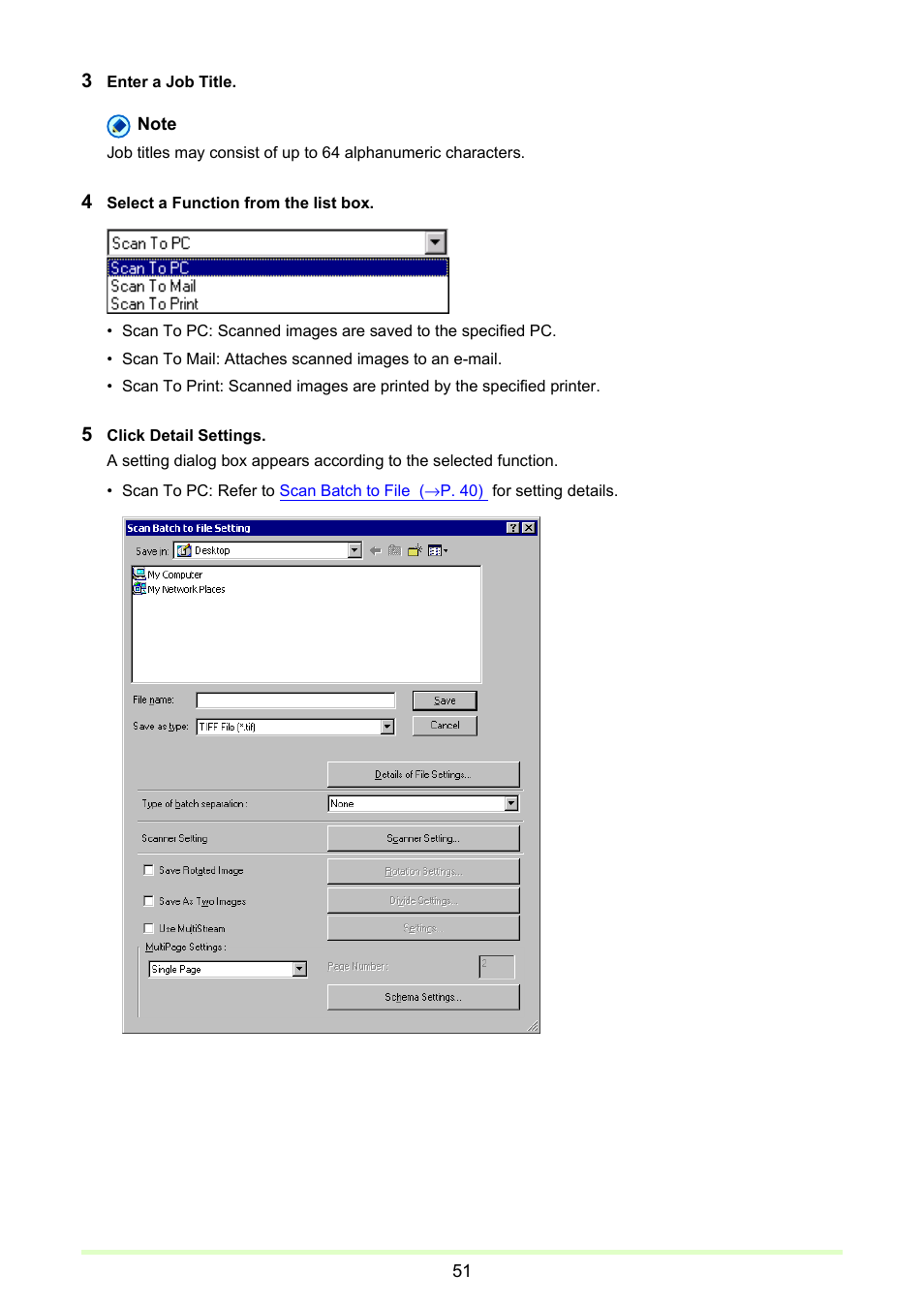 Canon imageFORMULA DR-2020U Universal Workgroup Scanner User Manual | Page 51 / 73