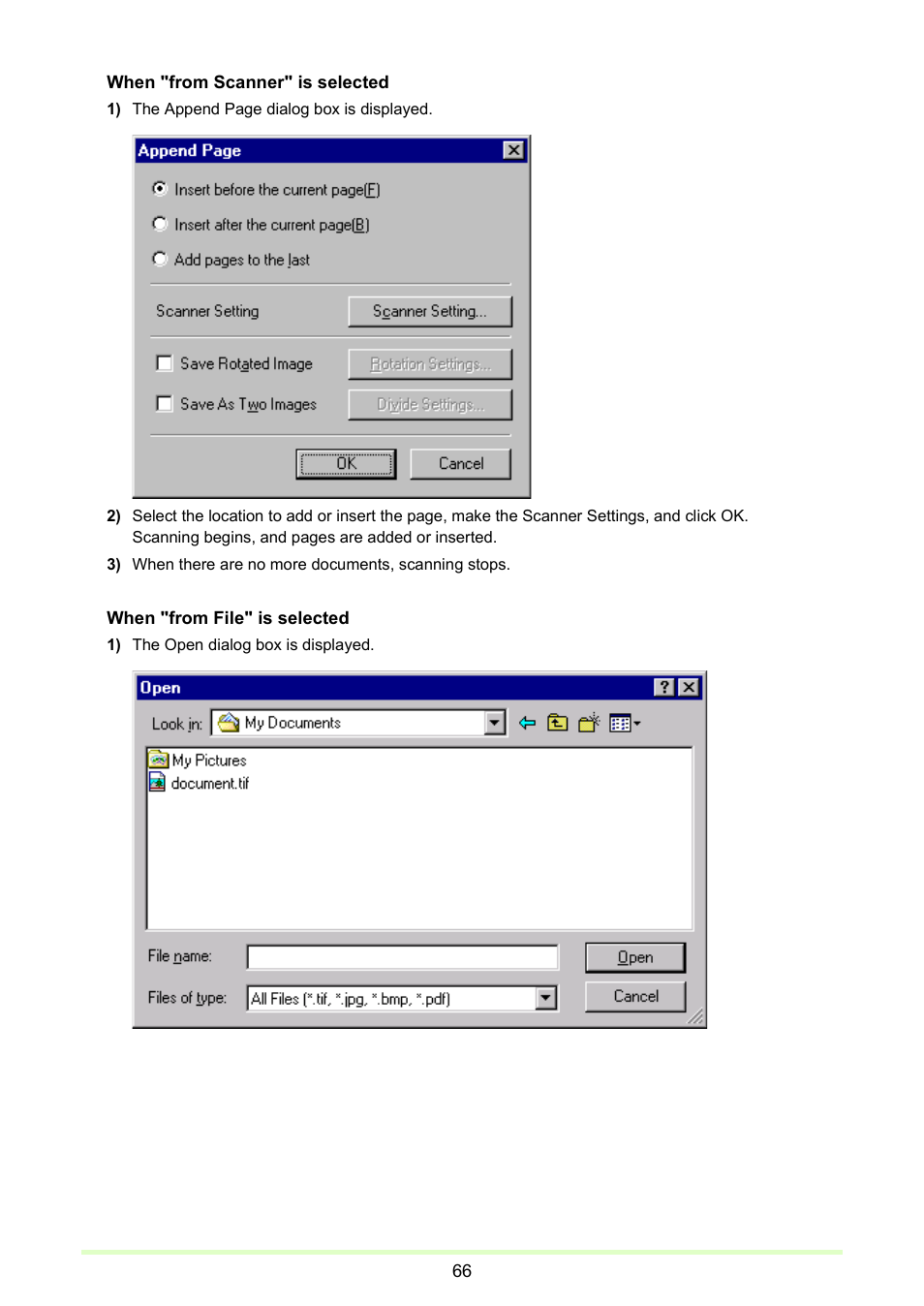 Canon imageFORMULA DR-2020U Universal Workgroup Scanner User Manual | Page 66 / 73