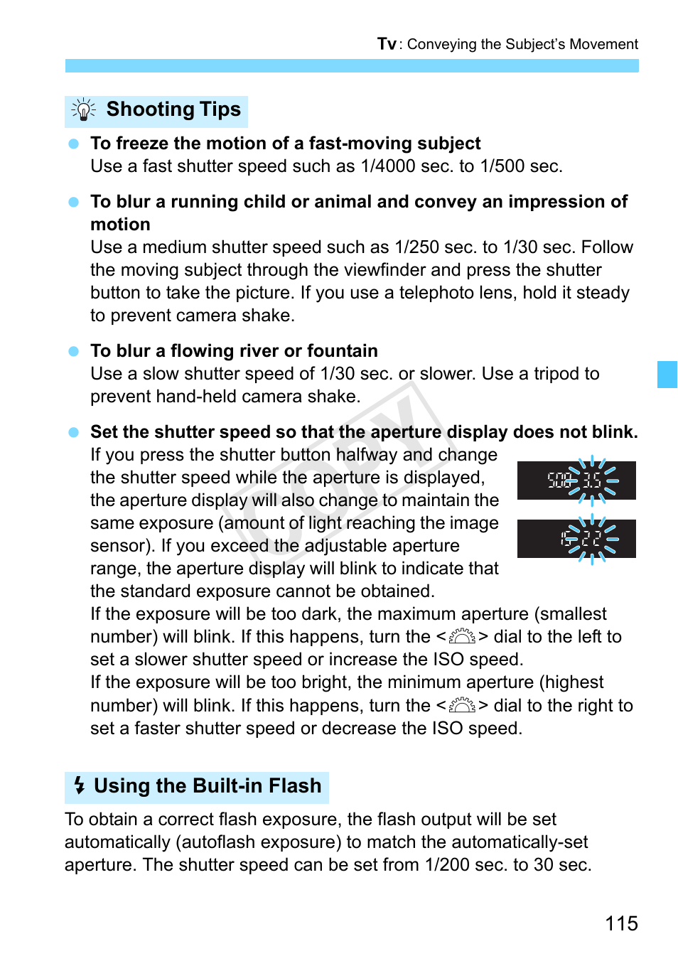 Cop y | Canon EOS Rebel SL1 18-55mm IS STM Lens Kit User Manual | Page 115 / 388