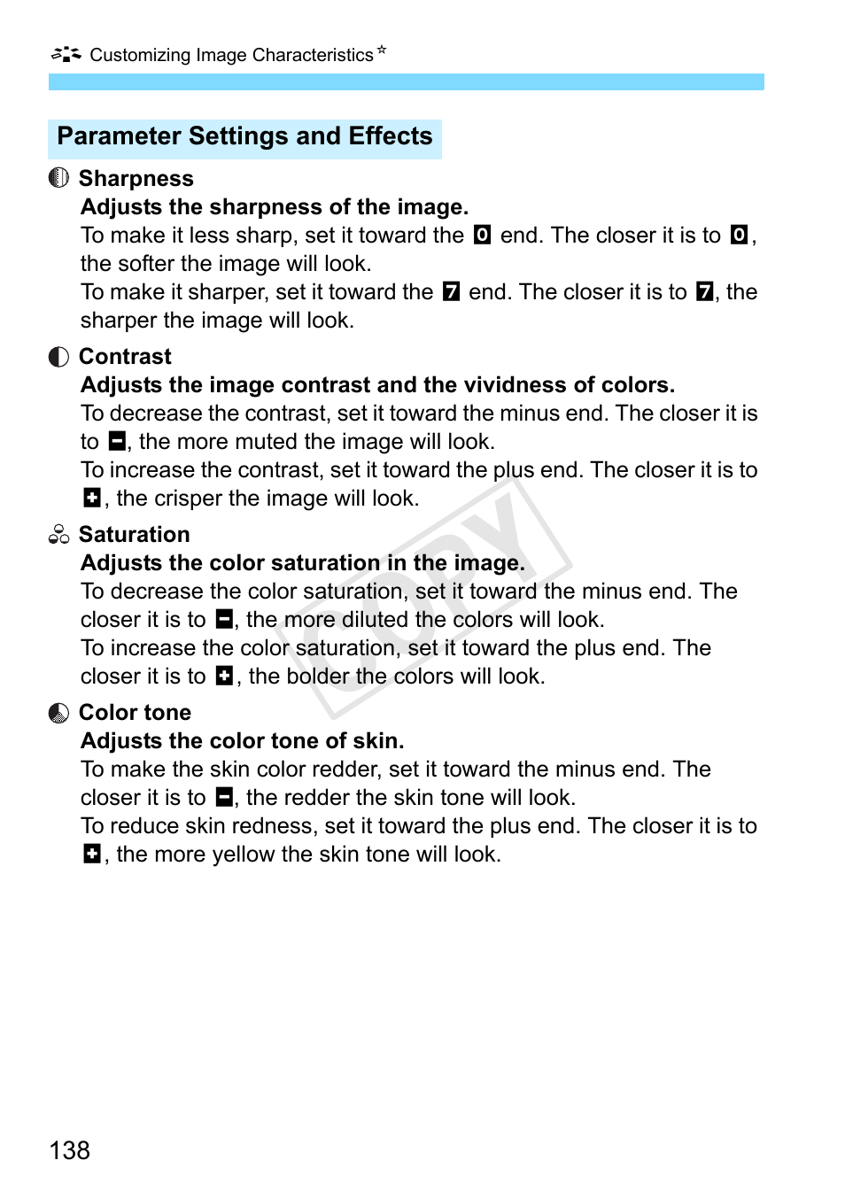 Cop y | Canon EOS Rebel SL1 18-55mm IS STM Lens Kit User Manual | Page 138 / 388