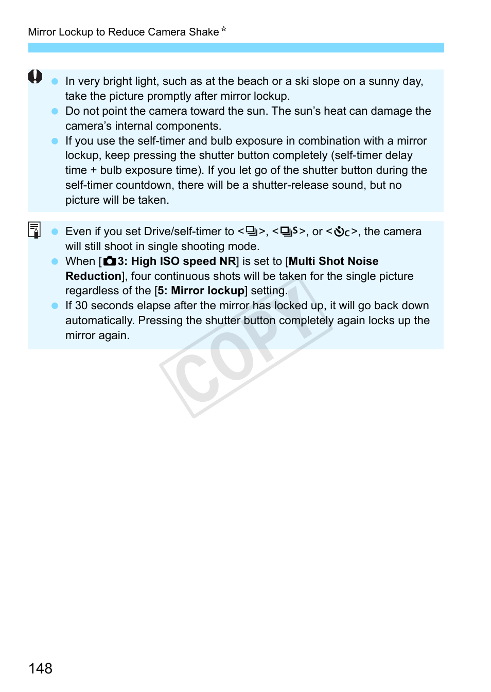 Cop y | Canon EOS Rebel SL1 18-55mm IS STM Lens Kit User Manual | Page 148 / 388