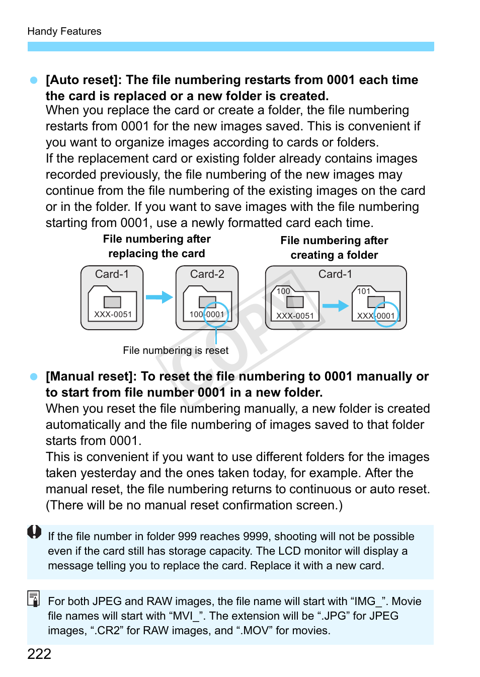 Cop y | Canon EOS Rebel SL1 18-55mm IS STM Lens Kit User Manual | Page 222 / 388