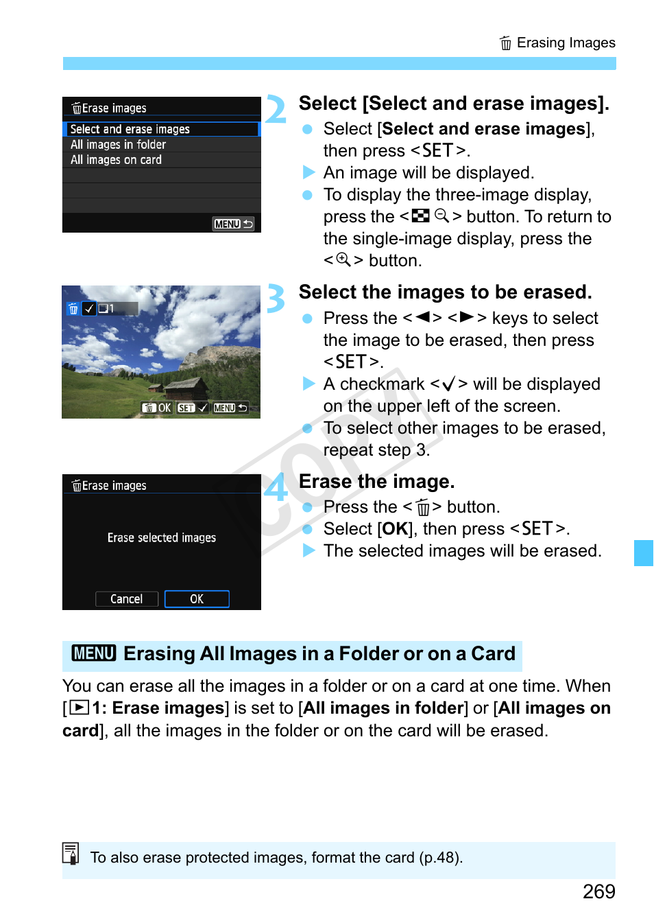 Cop y | Canon EOS Rebel SL1 18-55mm IS STM Lens Kit User Manual | Page 269 / 388
