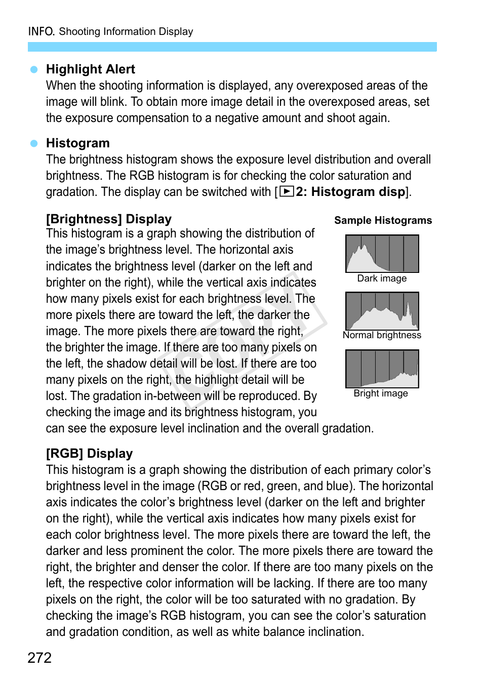 Cop y | Canon EOS Rebel SL1 18-55mm IS STM Lens Kit User Manual | Page 272 / 388