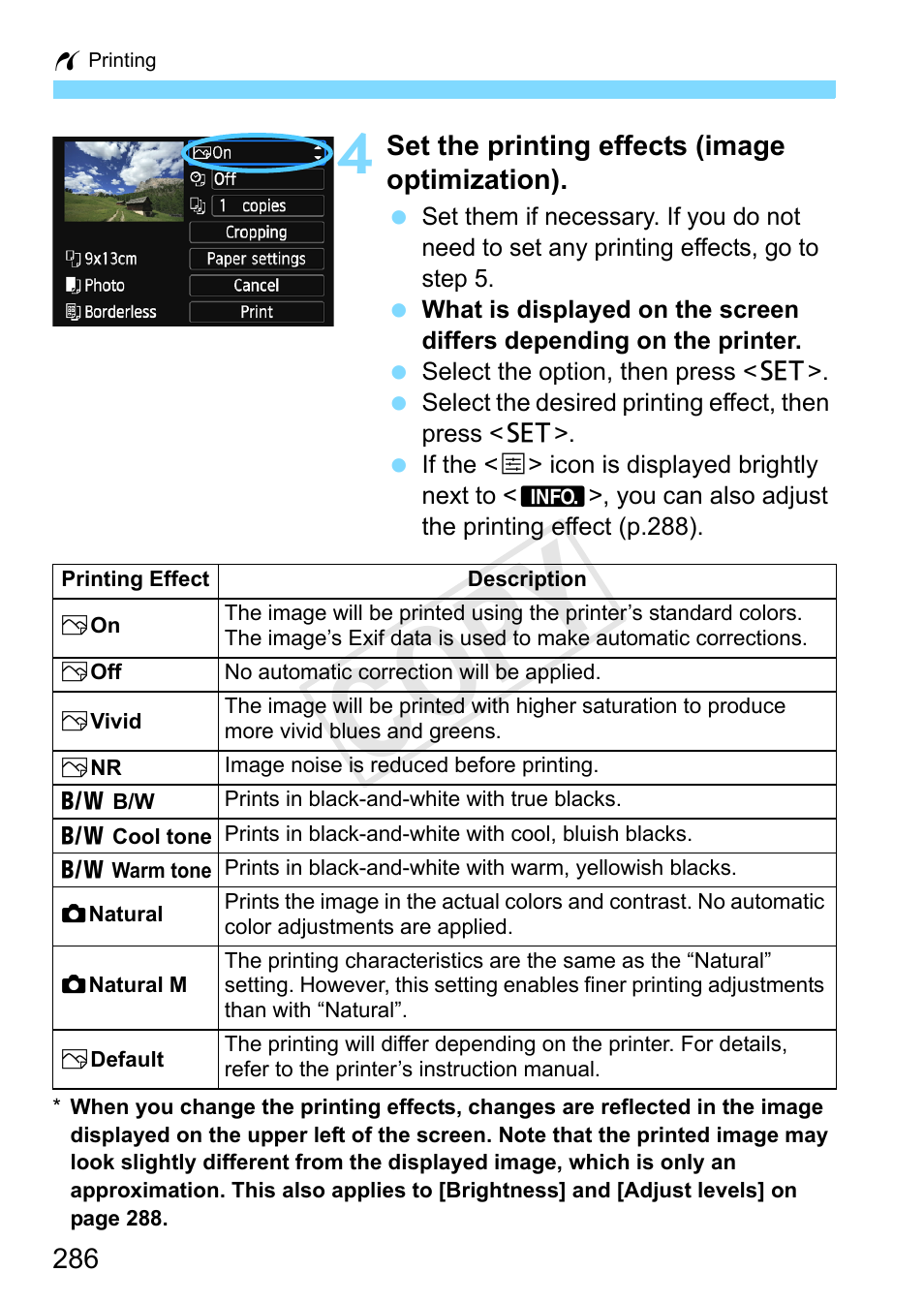 Cop y | Canon EOS Rebel SL1 18-55mm IS STM Lens Kit User Manual | Page 286 / 388