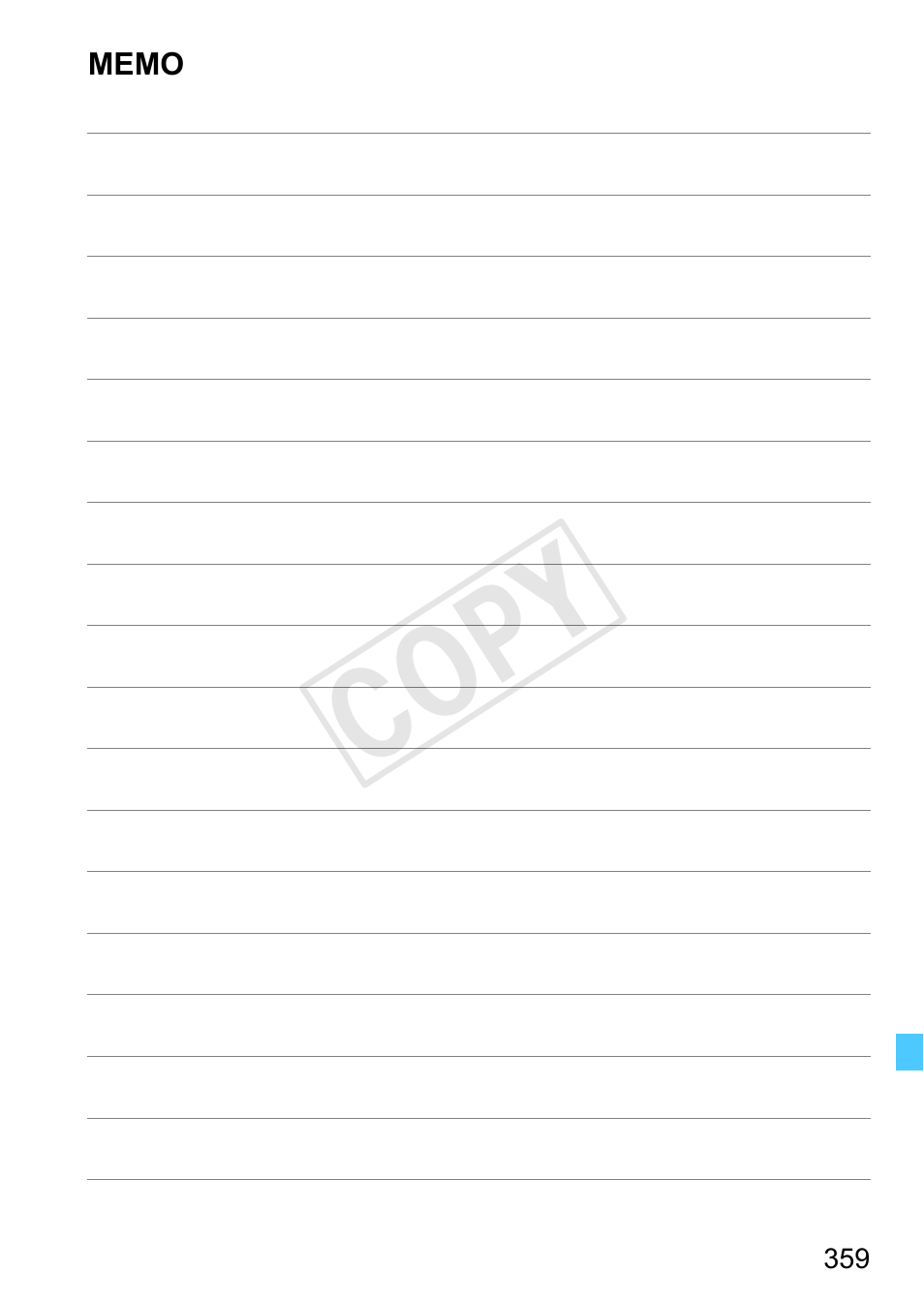 Cop y | Canon EOS Rebel SL1 18-55mm IS STM Lens Kit User Manual | Page 359 / 388