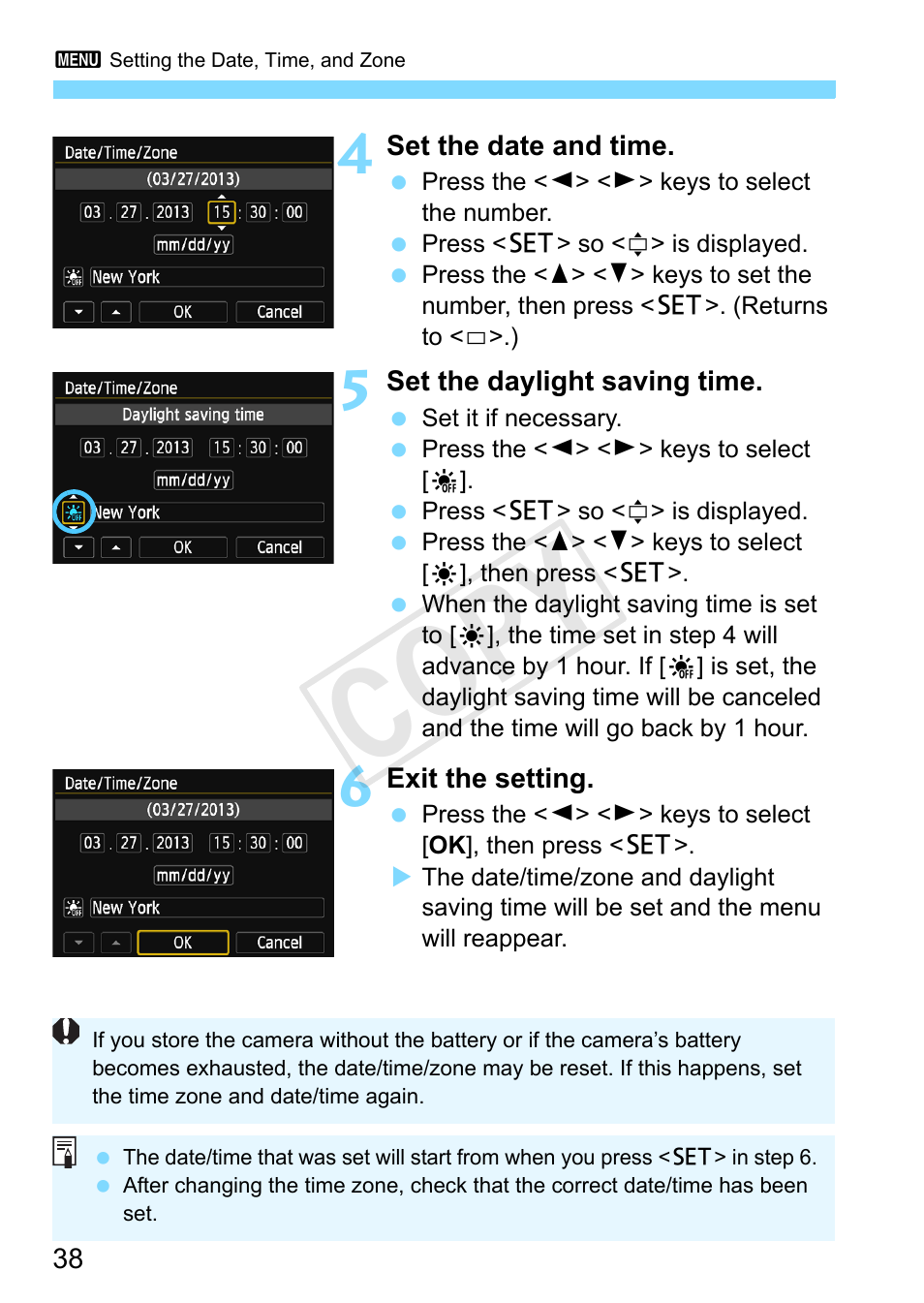 Cop y | Canon EOS Rebel SL1 18-55mm IS STM Lens Kit User Manual | Page 38 / 388