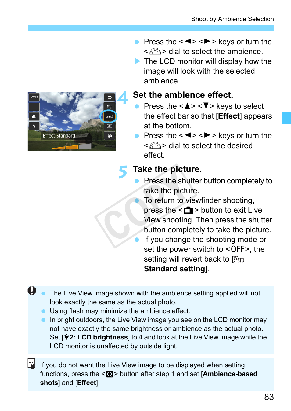 Cop y | Canon EOS Rebel SL1 18-55mm IS STM Lens Kit User Manual | Page 83 / 388