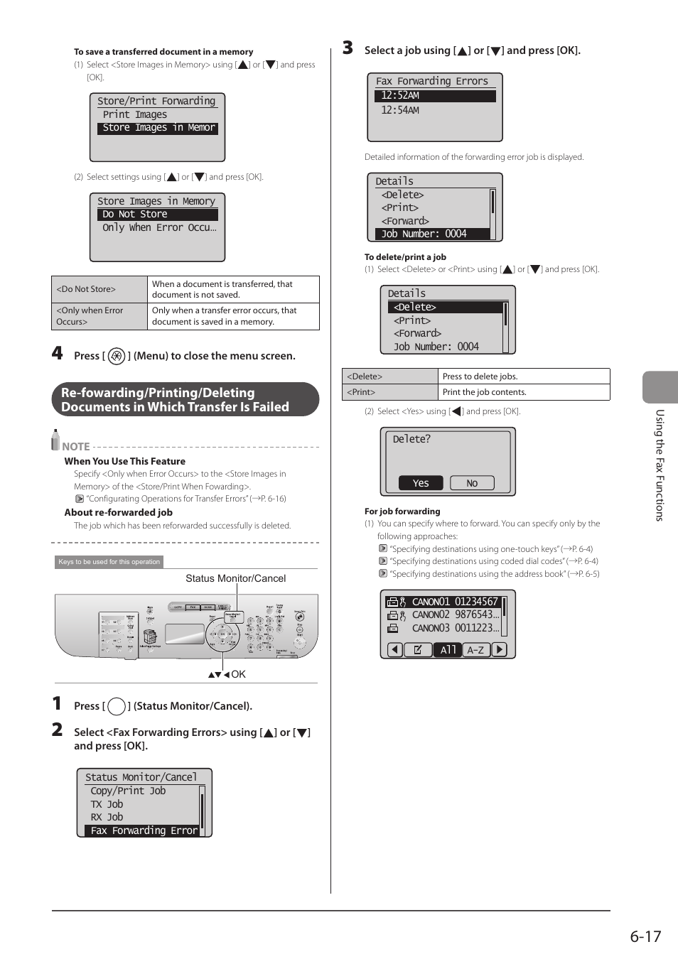 Is failed, P. 6-17) | Canon imageCLASS D1350 User Manual | Page 103 / 174