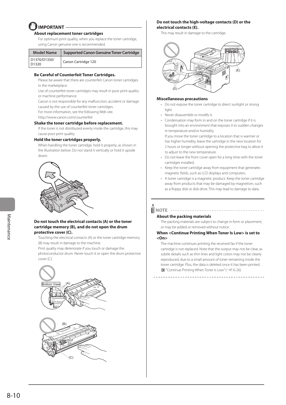 Canon imageCLASS D1350 User Manual | Page 132 / 174