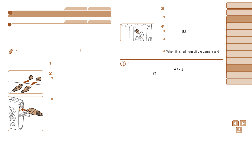 Using optional accessories, Ideo system, Playback on a tv | Canon PowerShot ELPH 140 IS User Manual | Page 84 / 119