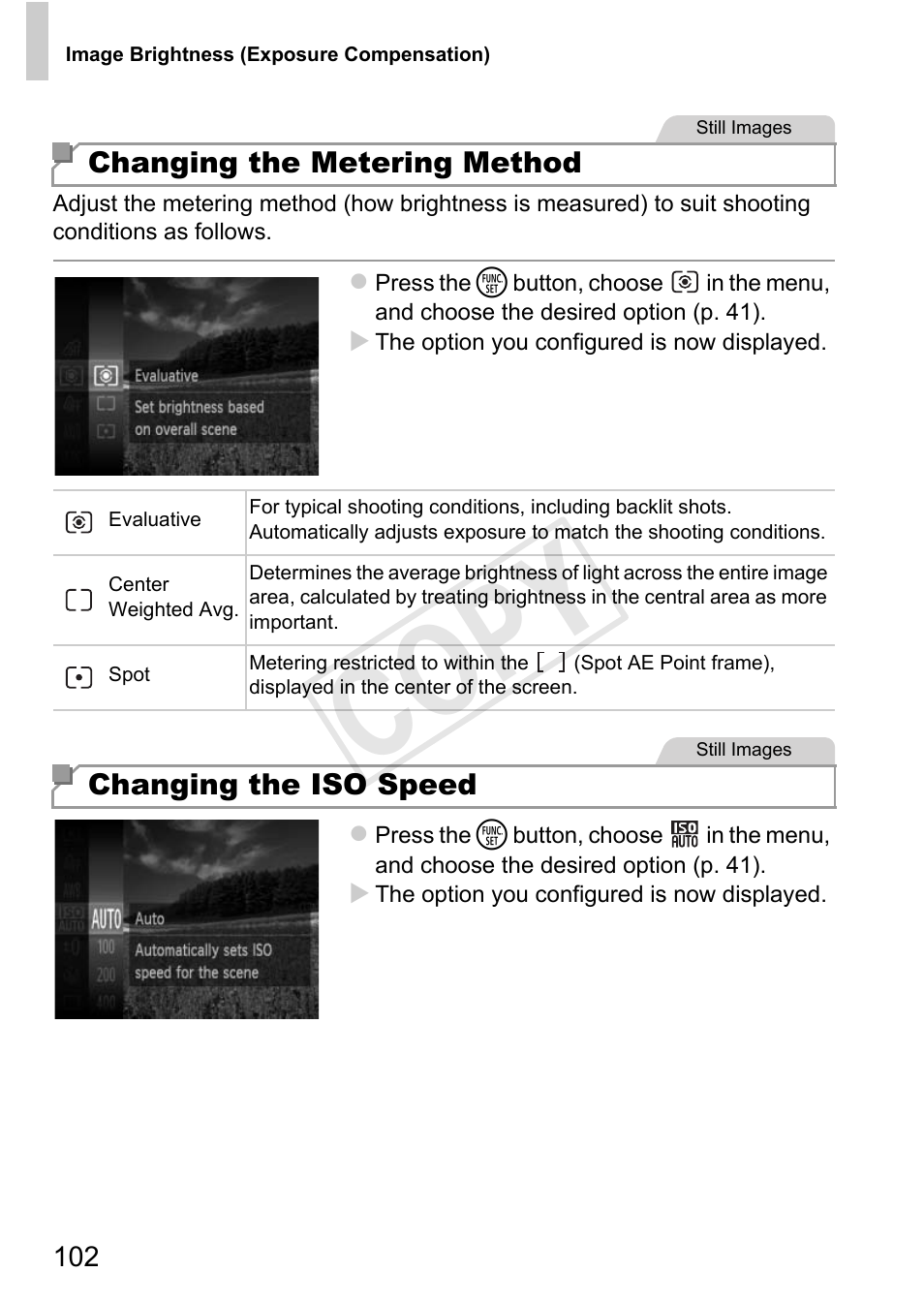 P. 102), Cop y | Canon PowerShot D20 User Manual | Page 102 / 218