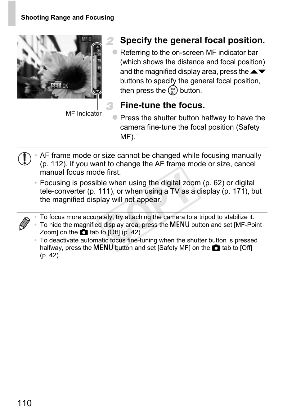 C op y | Canon PowerShot D20 User Manual | Page 110 / 218