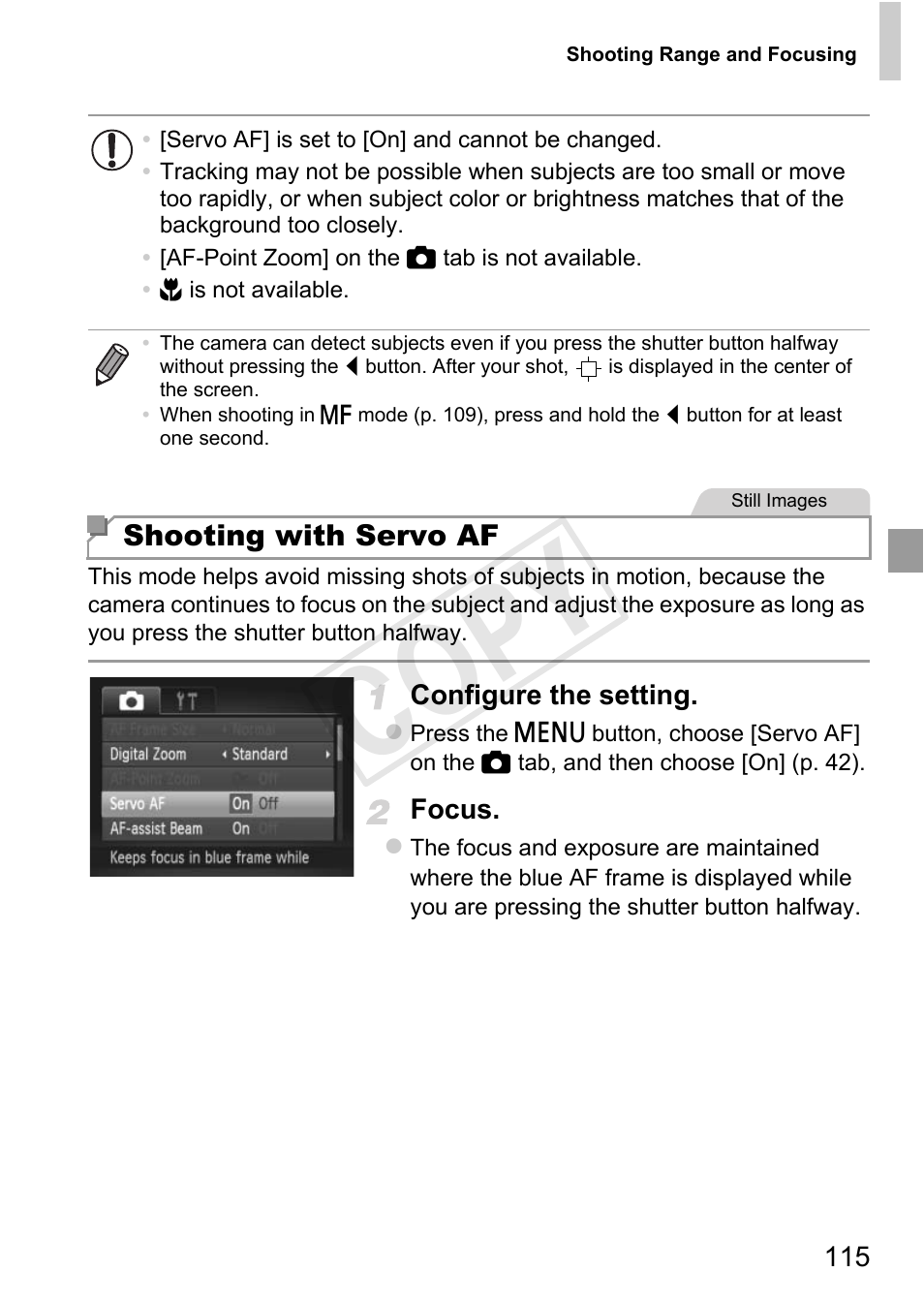 Cop y | Canon PowerShot D20 User Manual | Page 115 / 218