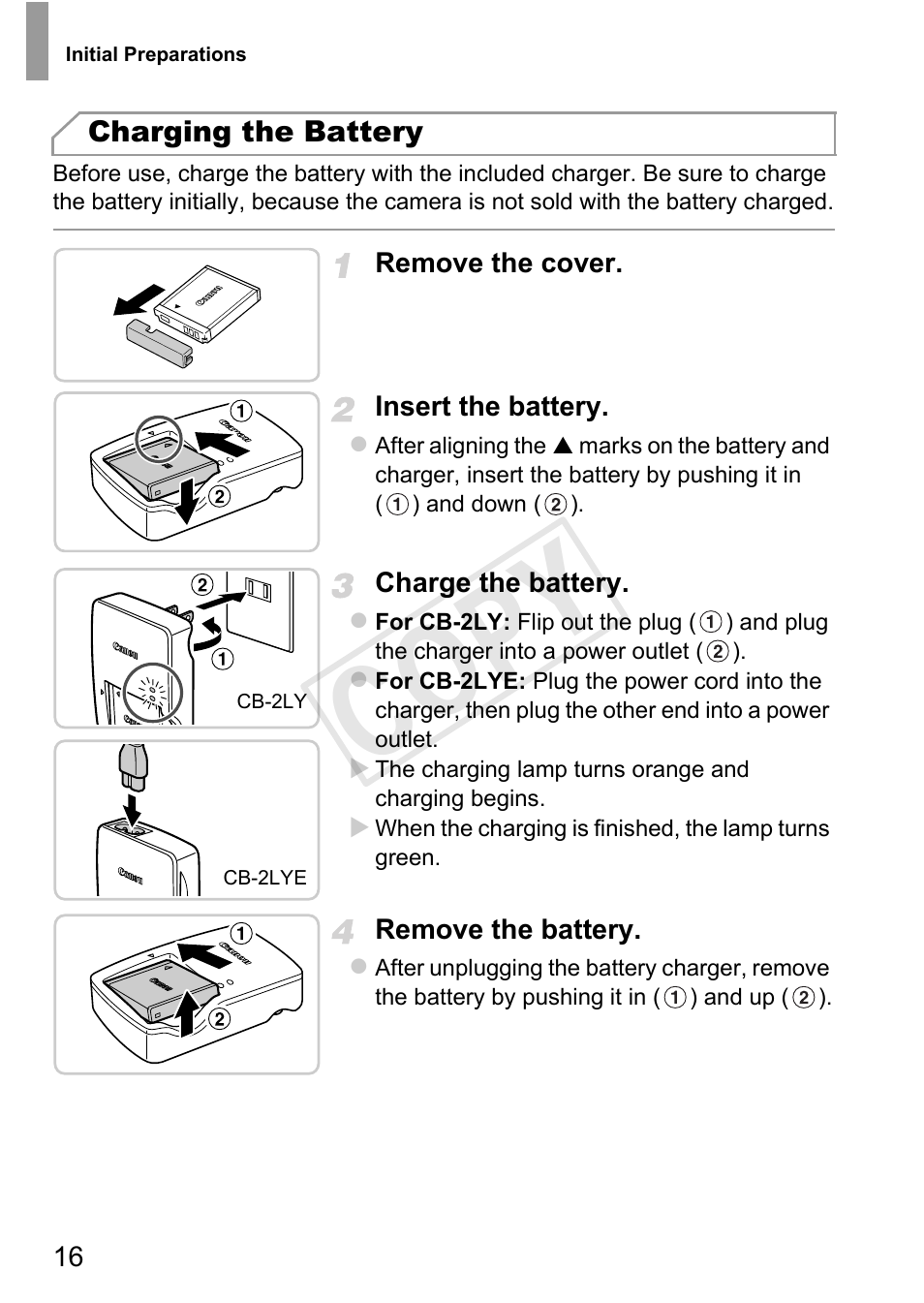 Cop y | Canon PowerShot D20 User Manual | Page 16 / 218