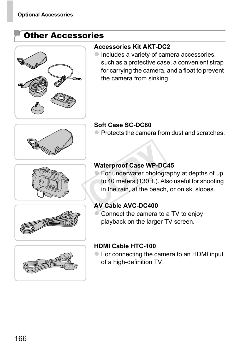 Cop y | Canon PowerShot D20 User Manual | Page 166 / 218