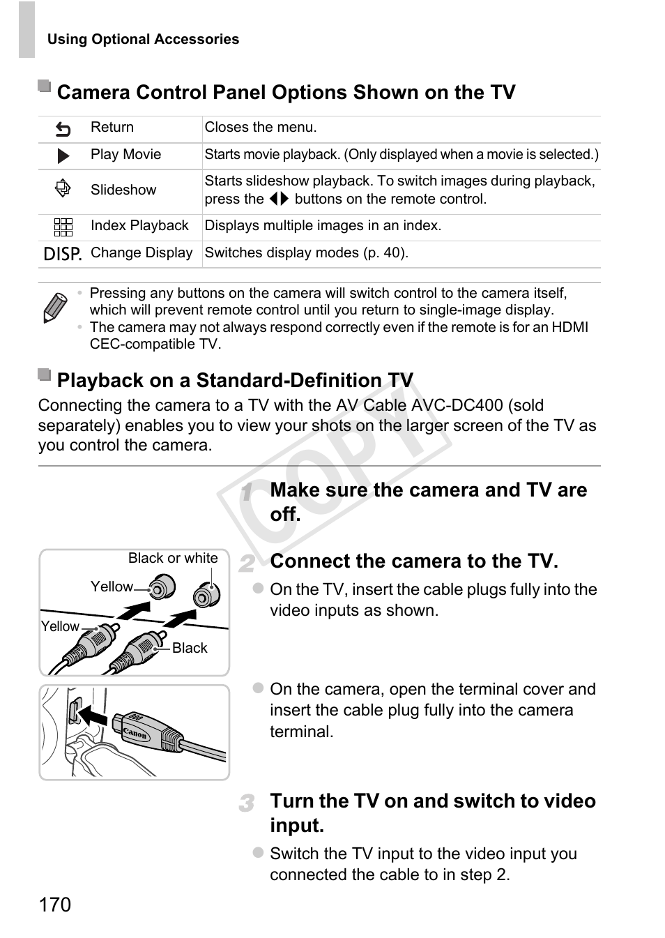 Cop y | Canon PowerShot D20 User Manual | Page 170 / 218