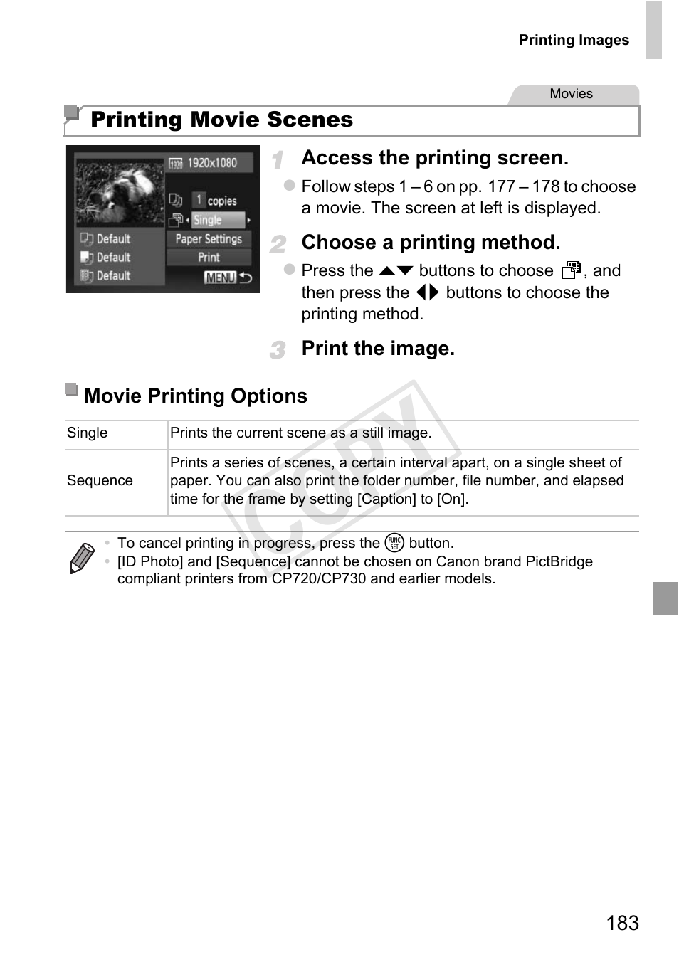 Cop y | Canon PowerShot D20 User Manual | Page 183 / 218