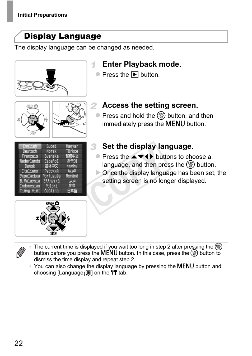 Cop y | Canon PowerShot D20 User Manual | Page 22 / 218