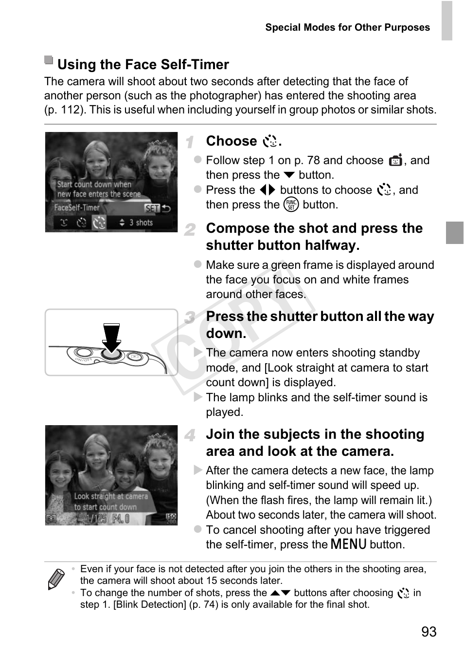 Cop y | Canon PowerShot D20 User Manual | Page 93 / 218