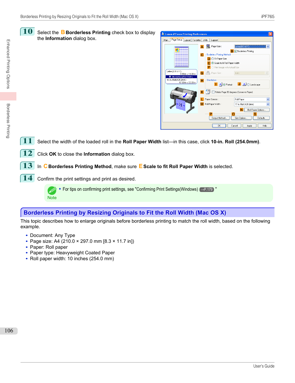 P.106 | Canon imagePROGRAF iPF765 MFP M40 User Manual | Page 106 / 740