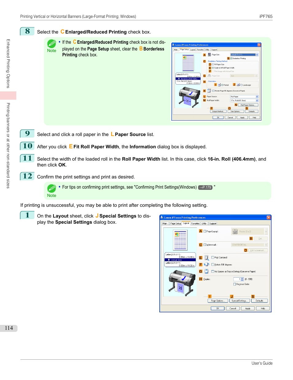 Canon imagePROGRAF iPF765 MFP M40 User Manual | Page 114 / 740