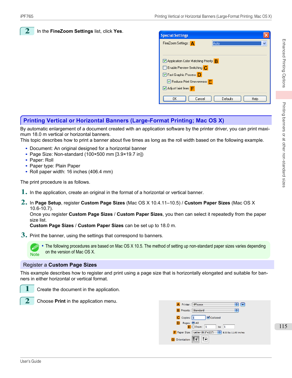 P.115 | Canon imagePROGRAF iPF765 MFP M40 User Manual | Page 115 / 740