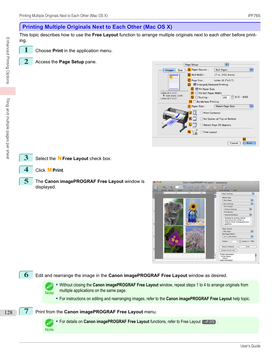 P.128 | Canon imagePROGRAF iPF765 MFP M40 User Manual | Page 128 / 740