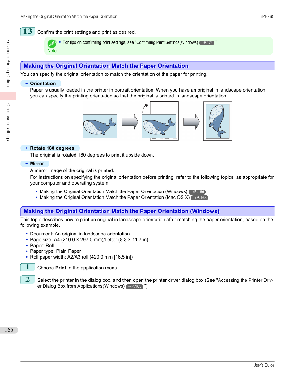 Canon imagePROGRAF iPF765 MFP M40 User Manual | Page 166 / 740