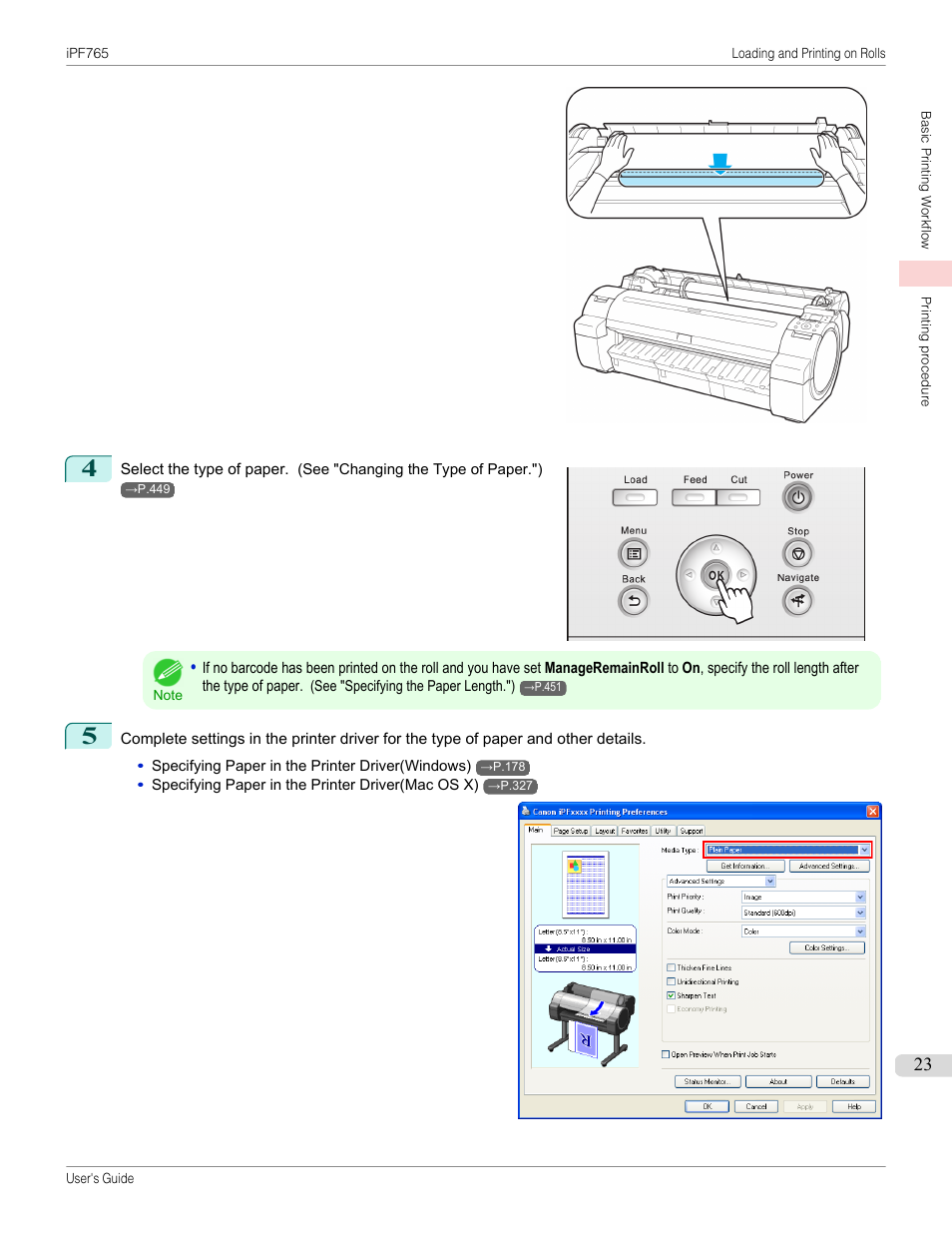 Canon imagePROGRAF iPF765 MFP M40 User Manual | Page 23 / 740