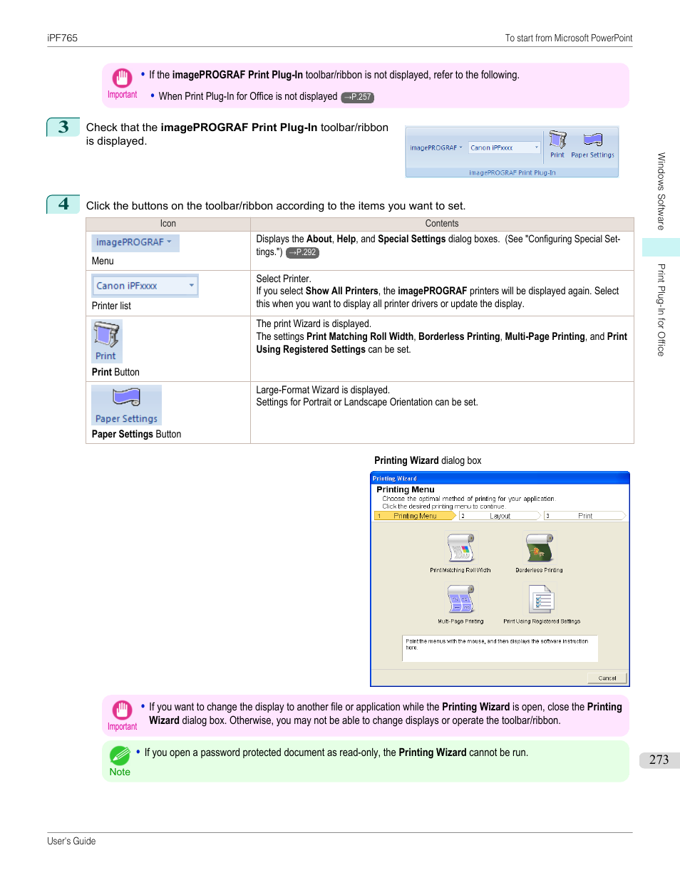 Canon imagePROGRAF iPF765 MFP M40 User Manual | Page 273 / 740