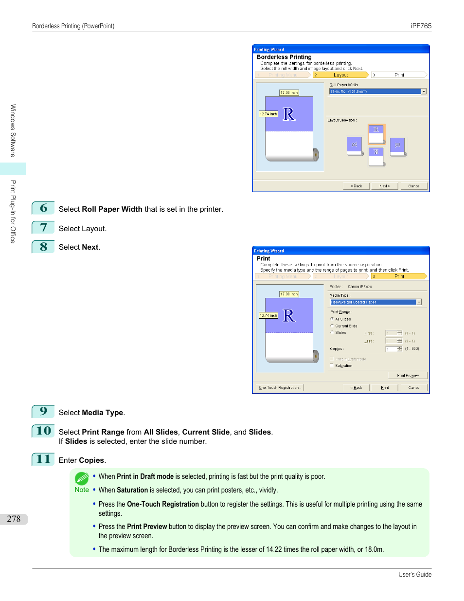 Canon imagePROGRAF iPF765 MFP M40 User Manual | Page 278 / 740